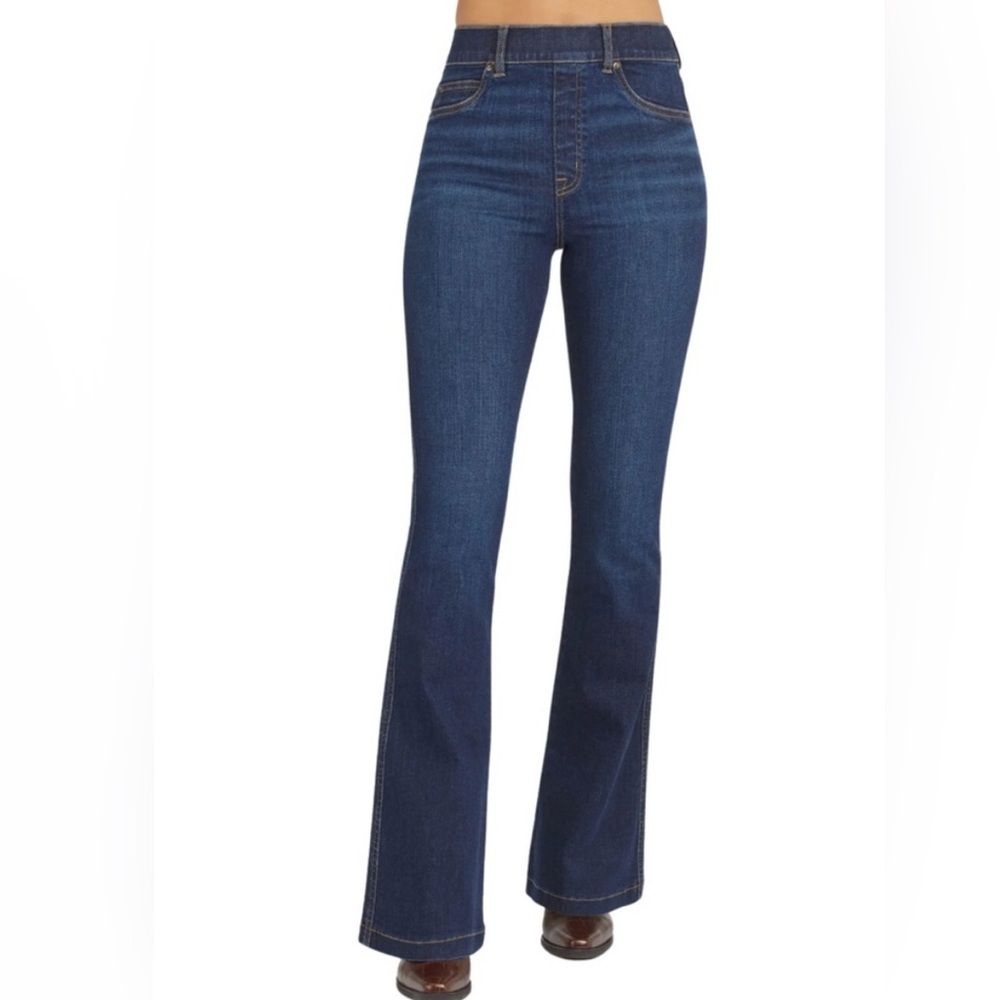 SPANX Dark Blue Flare Jeans
